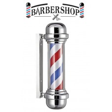 Poste Luminoso Giratorio Barbería y Peluquería - 70 cms